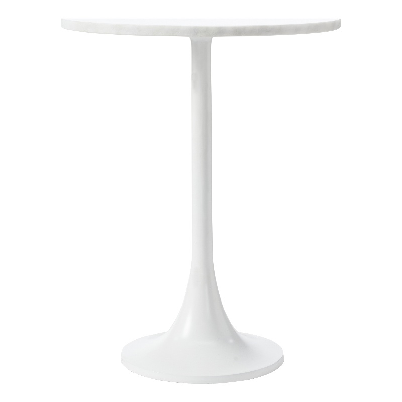 Alina Indoor Aluminum Table White