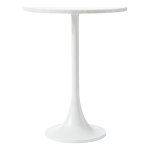 Alina Indoor Aluminum Table White