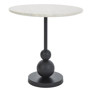 Corrine Indoor Aluminum Table Matte Black