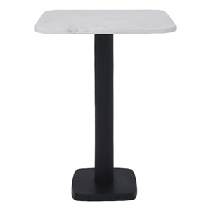 Laila Indoor Cast Aluminum Side Table Matte Black