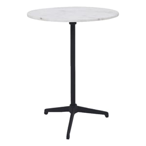 Barker Indoor Cast Aluminum Side Table Matte Black