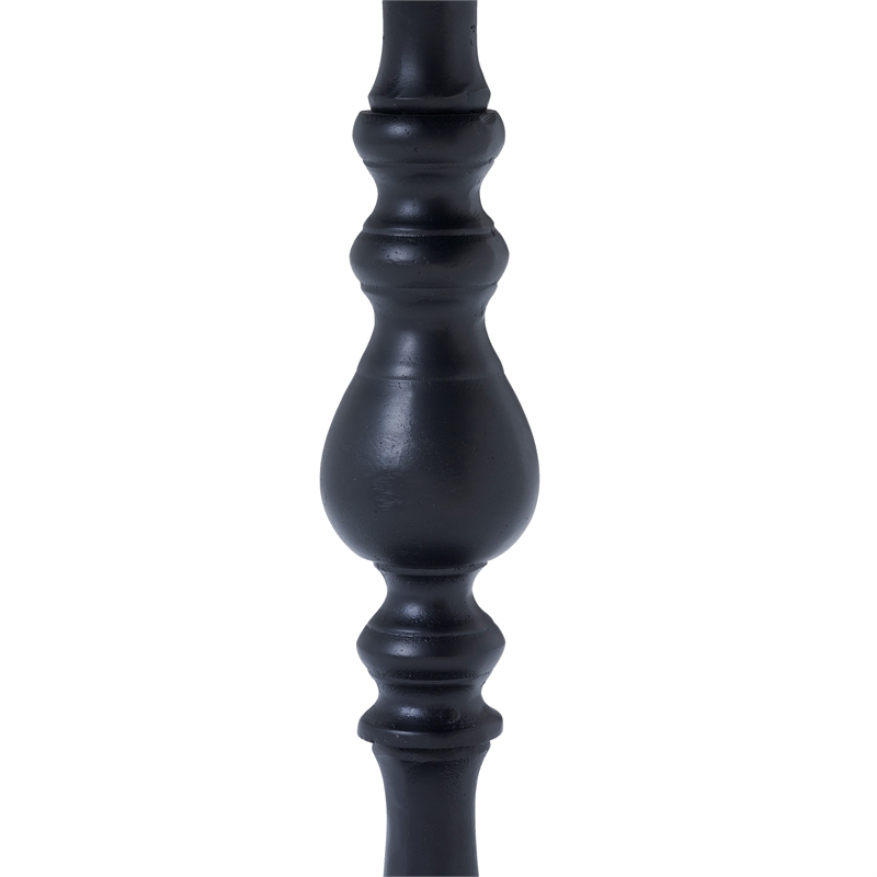Yates Indoor Cast Aluminum Side Table Matte Black