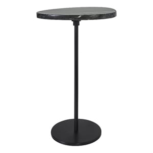 Adeline Indoor Iron Side Table Black