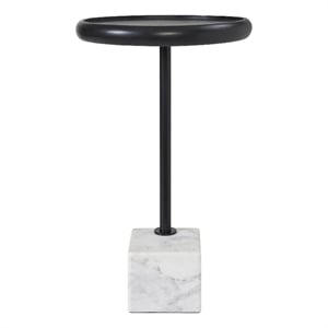 Hull Indoor Banswara Marble Side Table White