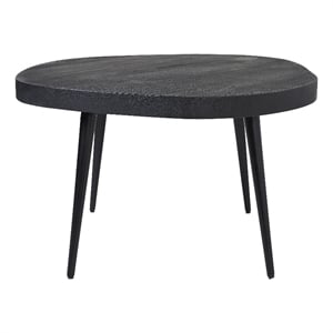 Parson Indoor Mango Wood  Coffee Table Matte Black