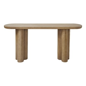 Ramona Indoor Mango Wood Console Table Light Brown