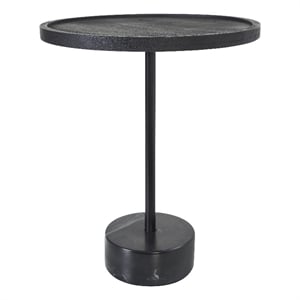 Samba Indoor Acacia Wood Side Table Black