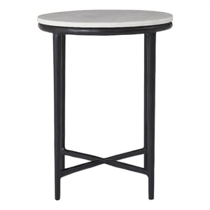 Veroia 14.96&quot Height Side Table White