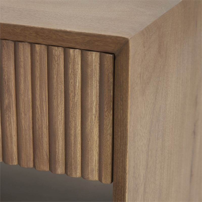 Jaime Indoor Mango Wood Side Table