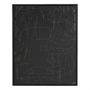 Haiku 40&quot Wide Canvas Art Black