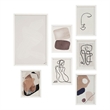 Priyanka 7 Piece Wide Wall Art White