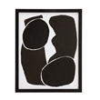 Carife 5 Piece Wide Wall Art Black