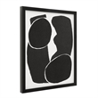 Carife 5 Piece Wide Wall Art Black