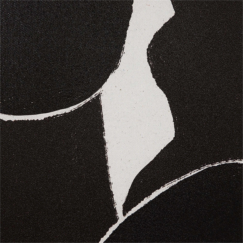 Carife 5 Piece Wide Wall Art Black