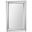 Renwil Ava Classic Beveled Frame Mirror in Silver