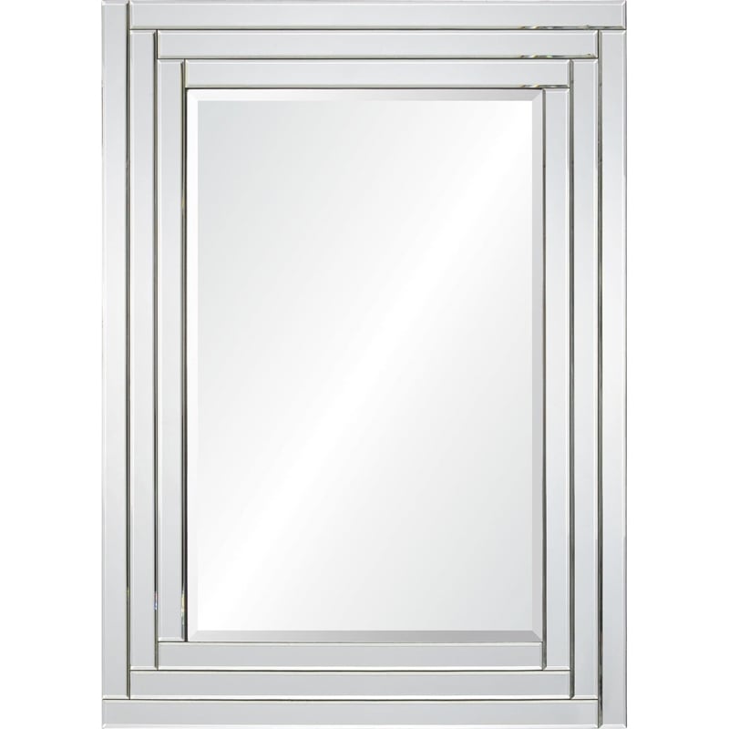 Renwil Edessa Mirror in Step Pattern Frame