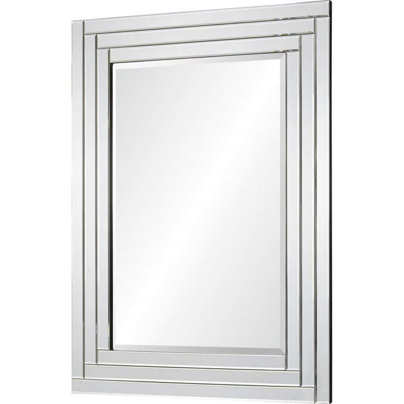 Renwil Edessa Mirror in Step Pattern Frame