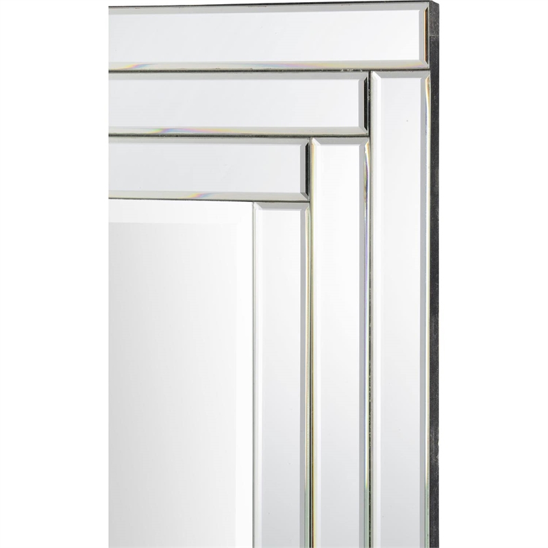 Renwil Edessa Mirror in Step Pattern Frame