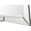 Renwil Merritt Unique Shape Beveled Mirror in Silver