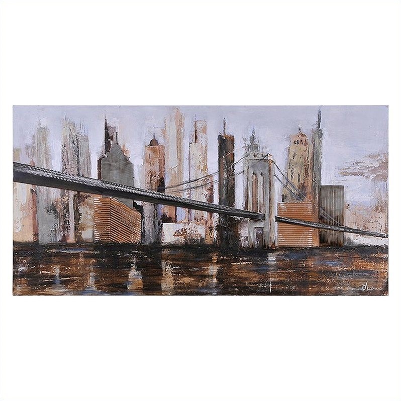 Renwil Urban Style Frameless Canvas Wall Art Renwil Urban Style Frameless Canvas Wall Art