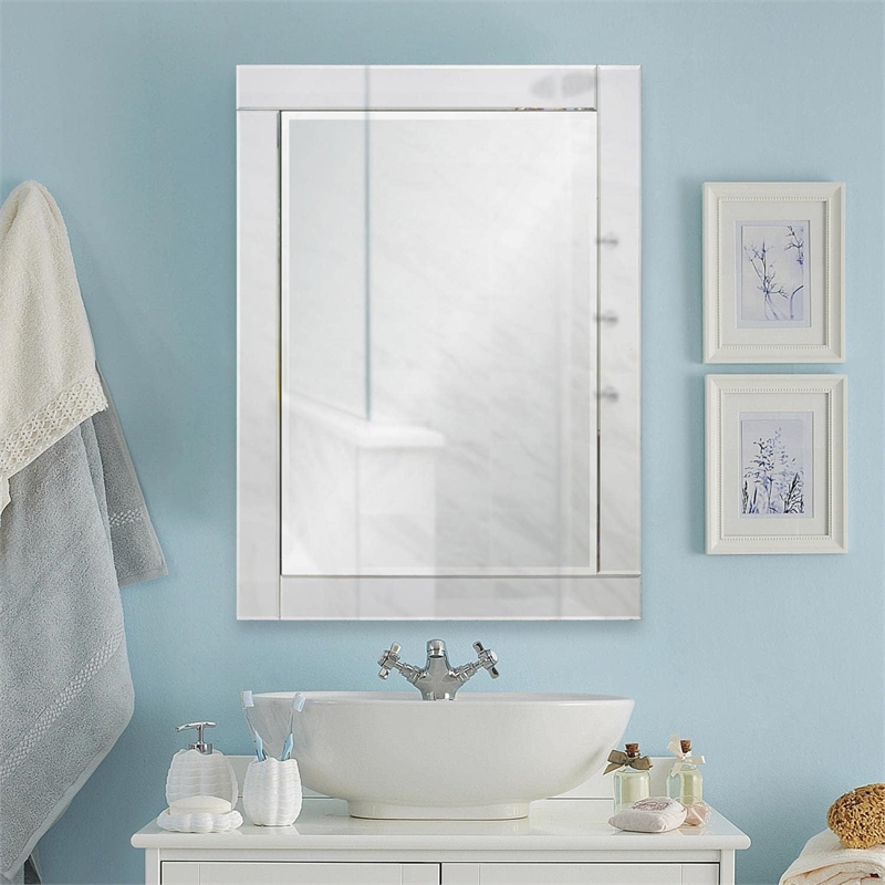 Renwil Adan Polished Rectangular Polished Mirror