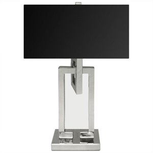 Renwil Meander Table Lamp in Polished Nickel