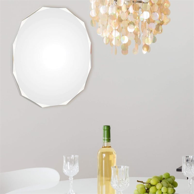 Renwil Astor Mirror in All Glass