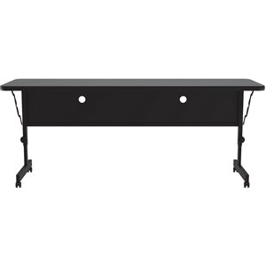 Correll 24&quotW x 60&quotD Deluxe High Pressure Top Flip Top Table in Montana Granite