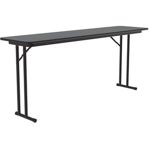 Correll 3/4&quot High Pressure Folding Seminar Table in Montana Granite