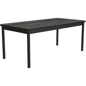 Correll 24&quotW x 60&quotD High Pressure Library Table in New England Driftwood