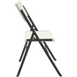 Correll Economy Blow Plastic Folding Chair in Gray Granite (Set of 4)