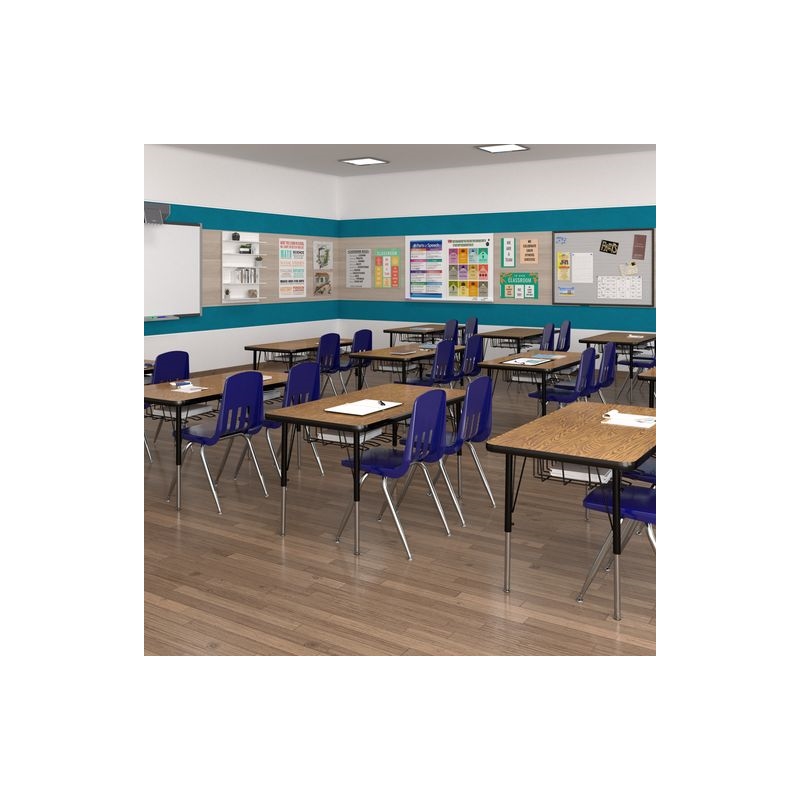 24x36 Gray Granite Commercial Wood Laminate Top Activity Table