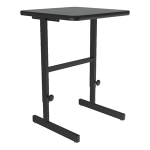 Correll CST 20&quot x 24&quot Metal Adjustable Standing Workstation in Montana Gray