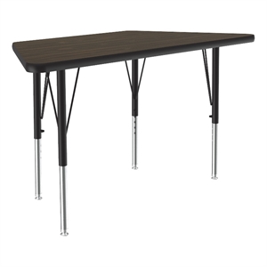 Correll Thermal Fused 48&quotx 24&quot Laminate Wood Activity Table in Walnut