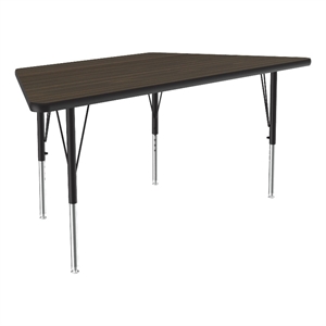 Correll Thermal Fused 60&quotx 30&quot Laminate Wood Activity Table in Walnut