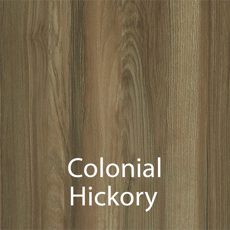 Correll Premium Sit to Stand  Flip Top Table 24x72 Hickory Brown Wood Laminate