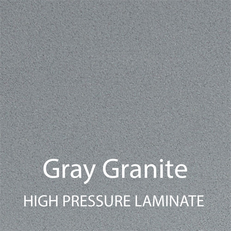 Correll Premium Sit to Stand  Flip Top Table 30x60 Gray Granite Wood Laminate