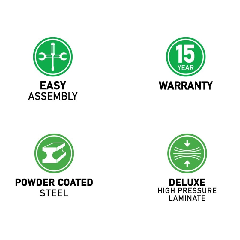 Correll Premium Sit to Stand  Flip Top Nesting Table 24x60 Oak Wood Laminate