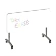 Premium Dry Erase Markerboard Top Flip Top Table Frosty White Wood Laminate