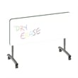 Premium Dry Erase Markerboard Top Flip Top Table Frosty White Wood laminate