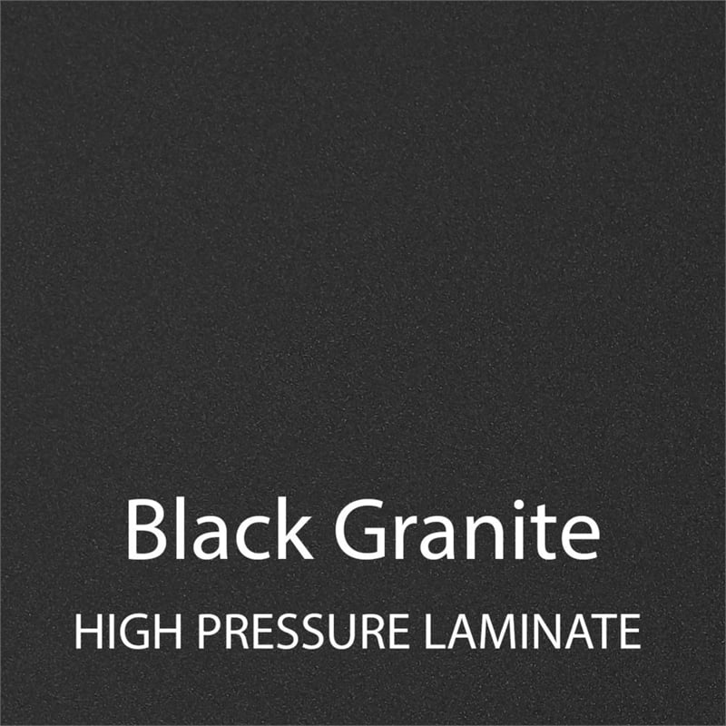 Adjustable Height High-Pressure Top Computer/Student Desks Black Wood Laminate