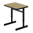 Adjustable Height High-Pressure Top Computer/Student Desks Maple Wood Laminate