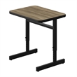 Adjustable Height High-Pressure Computer/Student Desks Brown Wood Laminate