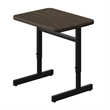 Adjustable Height High-Pressure Top Computer/Student Desks Walnut Wood Laminate