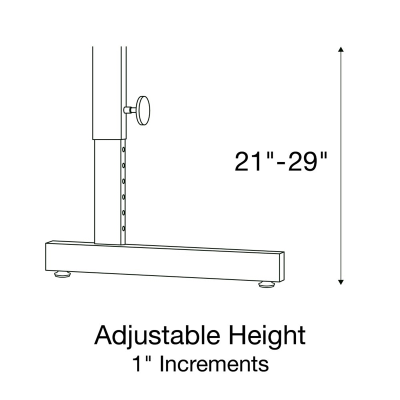 Adjustable Height High-Pressure Top Computer/Student Desks Maple Wood Laminate