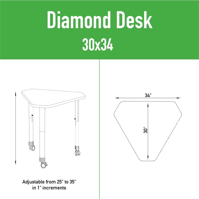 Commercial Thermal Fused Wood Laminate Top Collaborative Desk Walnut