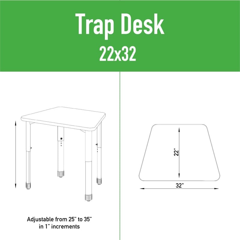 Commercial Thermal Fused Wood Laminate Top Collaborative Desk Black Granite