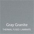 Commercial Thermal Fused Wood Laminate Top Collaborative Desk Gray