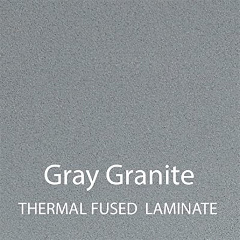 Commercial Thermal Fused Wood Laminate Top Collaborative Desk Gray