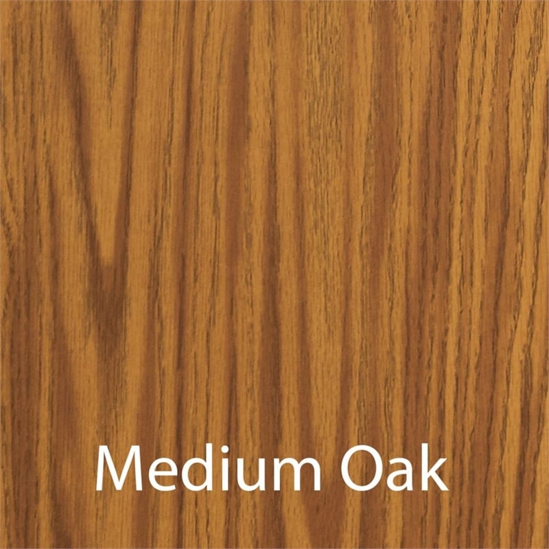 Commercial Thermal Fused Wood Laminate Top Collaborative Desk Oak